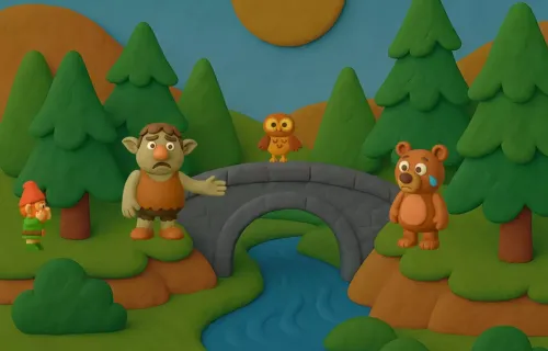 The Gentle Giant & Friends story art
