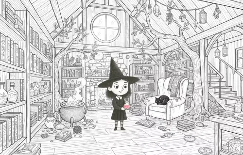 The Kind Witch Hazel story art